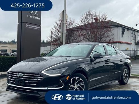 Used 2023 Hyundai Sonata Blue image 1