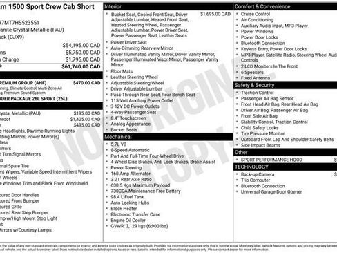 Used 2017 RAM 1500 Sport w/ Sport Premium Group image 27