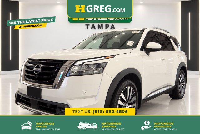 Used 2022 Nissan Pathfinder Platinum w/ Cargo Package FWD image 1