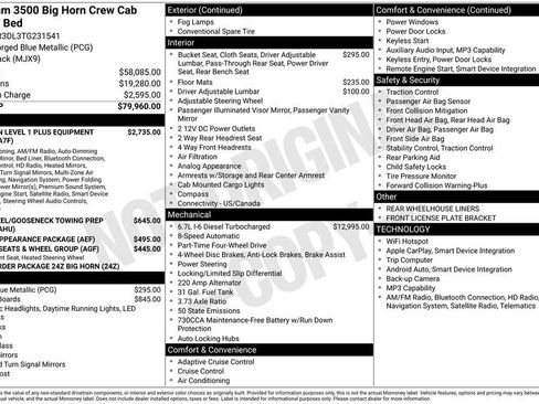 New 2026 RAM 3500 Big Horn image 3
