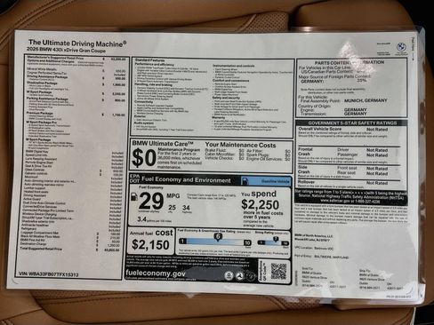New 2026 BMW 430i xDrive w/ M Sport Package AWD/4WD image 47