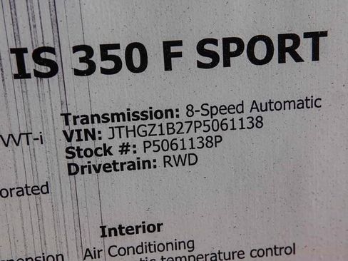 Used 2023 Lexus IS 350 F Sport image 28