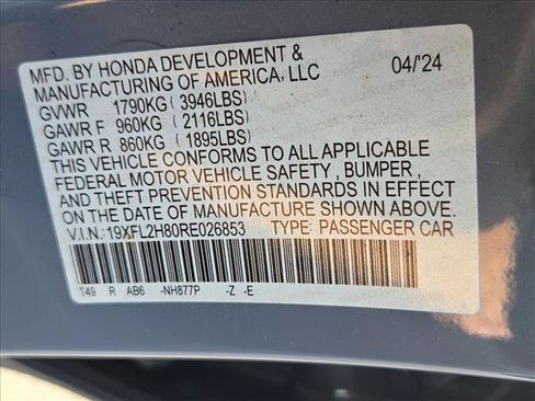 Used 2024 Honda Civic Sport image 13