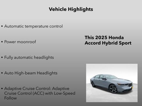 New 2025 Honda Accord Sport image 5