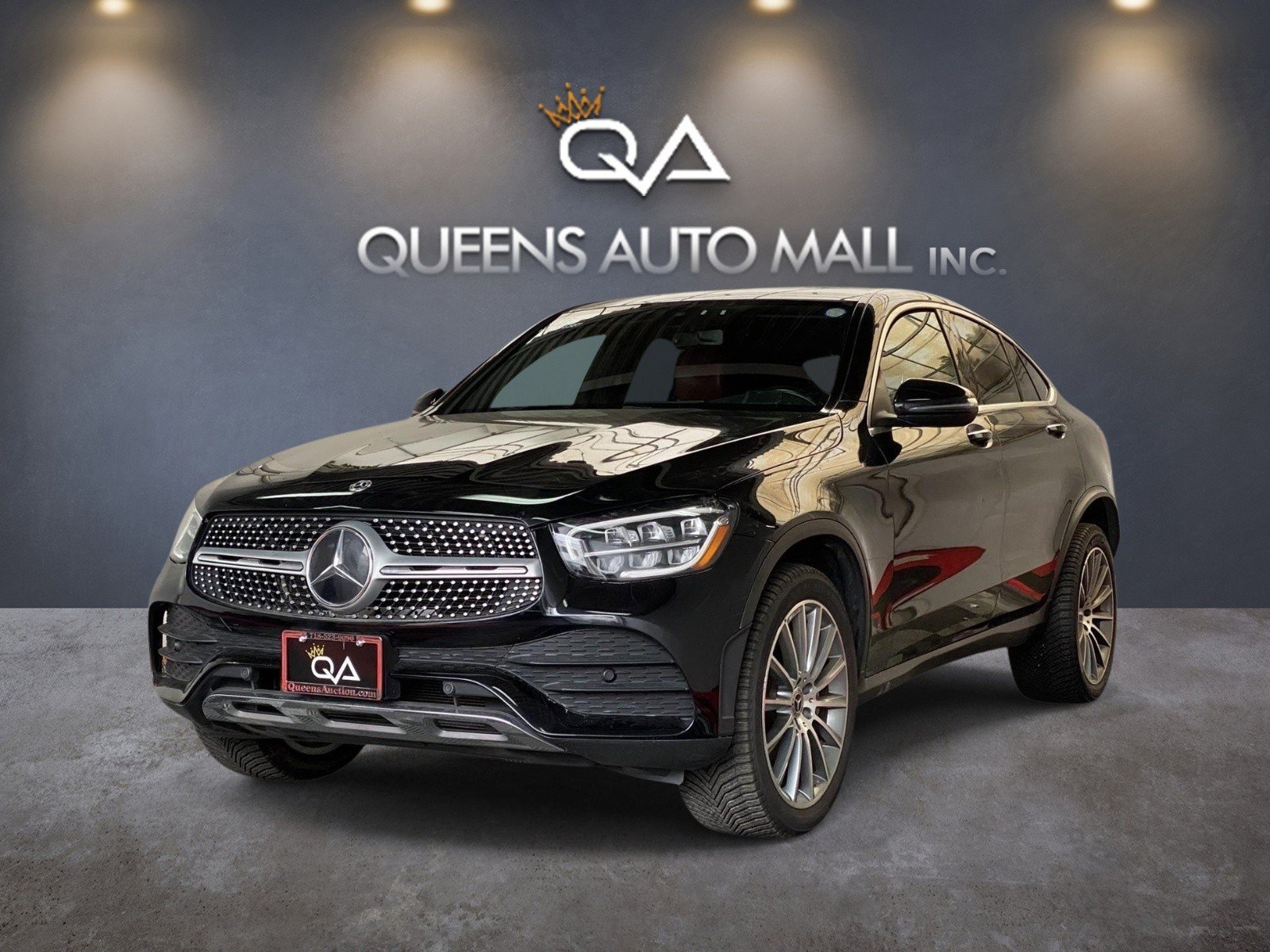 Used 2020 Mercedes-Benz GLC 300 4MATIC Coupe w/ AMG Line image 3