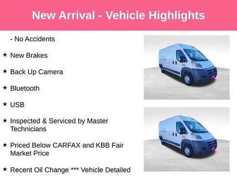 Used 2015 RAM ProMaster 3500 FWD image 2