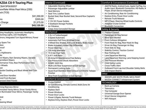 Used 2023 MAZDA CX-9 Touring Plus image 19