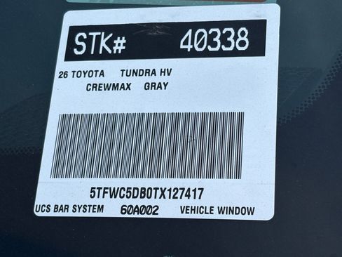 New 2026 Toyota Tundra Limited image 24