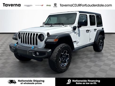 Used 2023 Jeep Wrangler Unlimited Rubicon 4xe AWD/4WD image 1