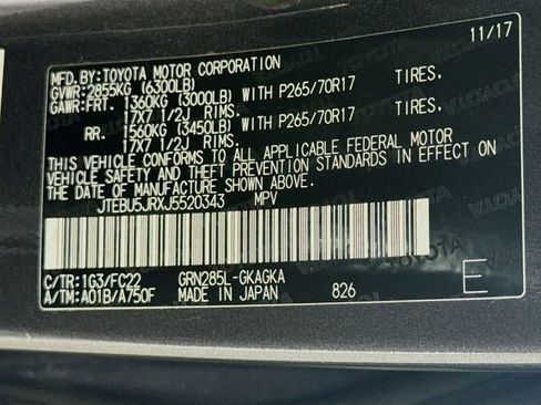 Certified 2018 Toyota 4Runner TRD Off-Road w/ Wilderness Package AWD/4WD image 16