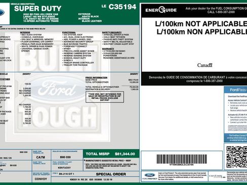 Used 2020 Ford F350 Lariat w/ Lariat Ultimate Package AWD/4WD image 9