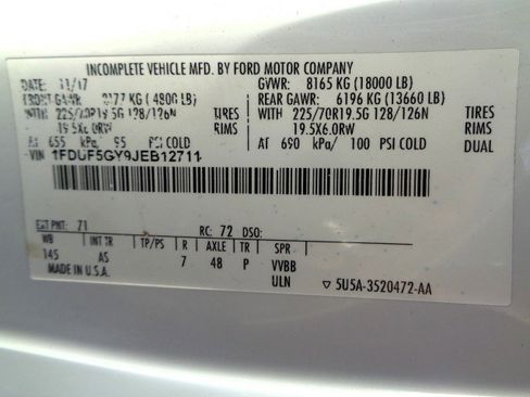 Used 2018 Ford F550 2WD Regular Cab Super Duty image 21