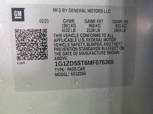 Used 2021 Chevrolet Malibu LT FWD image 33