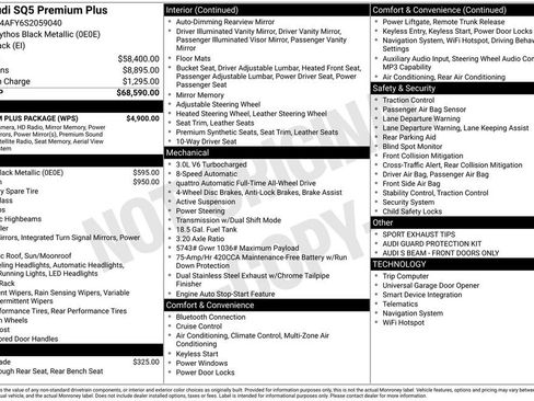 Used 2025 Audi SQ5 Premium Plus w/ Premium Plus Package AWD/4WD image 4