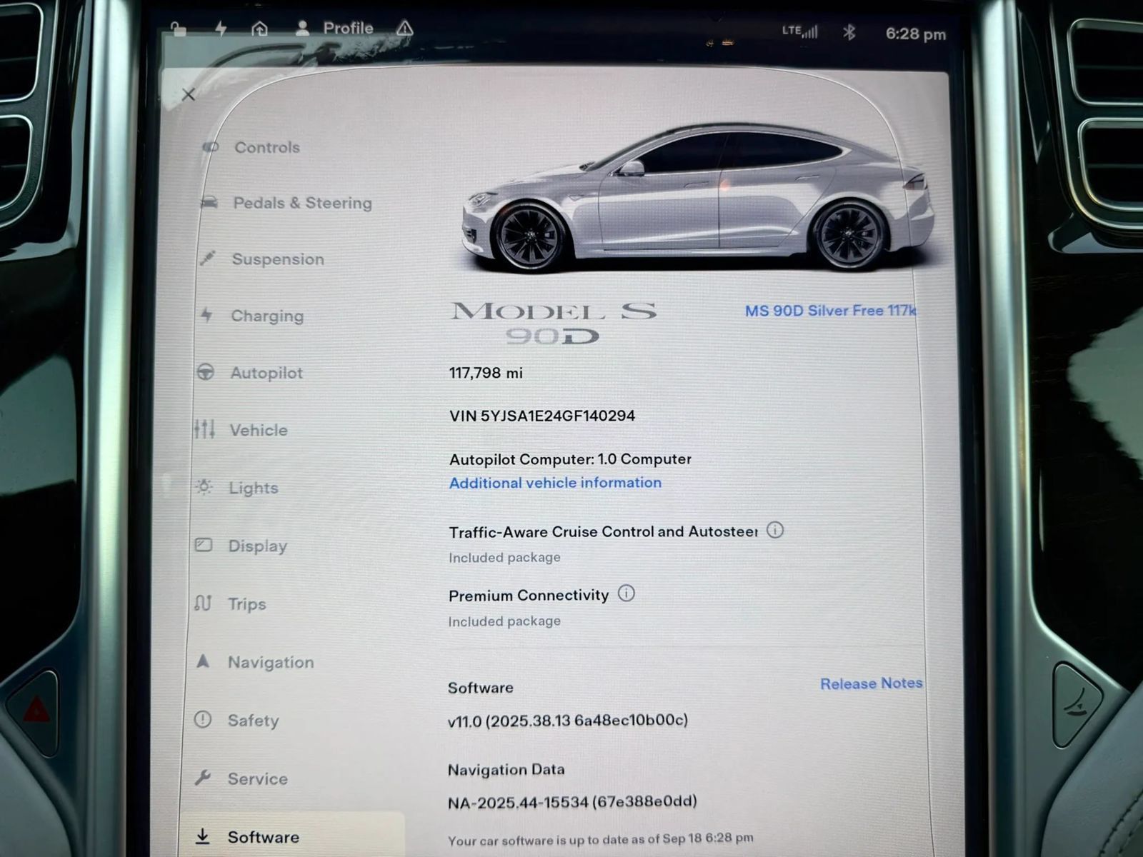 Used 2016 Tesla Model S 90D AWD/4WD image 17