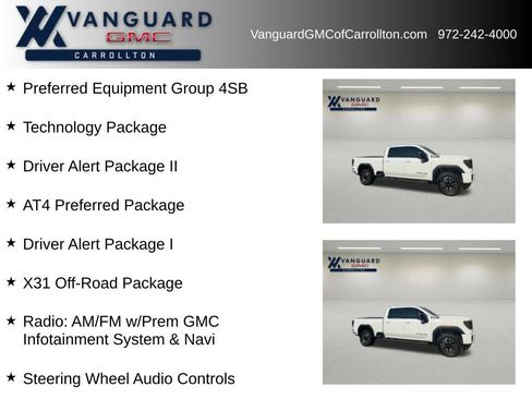 Used 2022 GMC Sierra 2500 AT4 w/ AT4 Preferred Package AWD/4WD image 2