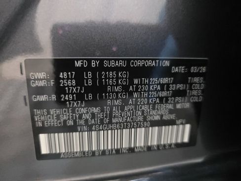 New 2026 Subaru Crosstrek 2.5i AWD/4WD image 39