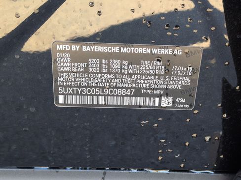 Used 2020 BMW X3 sDrive30i w/ Convenience Package image 32