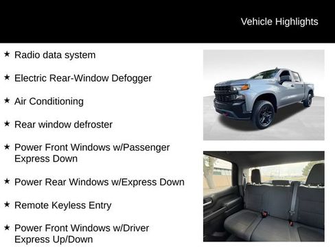 Used 2021 Chevrolet Silverado 1500 Custom Trail Boss AWD/4WD image 14