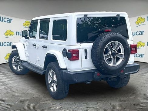 Used 2021 Jeep Wrangler Unlimited Sahara w/ Uconnect 4C Nav & Sound Group AWD/4WD image 2