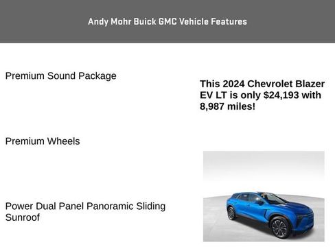 Used 2024 Chevrolet Blazer EV LT image 8