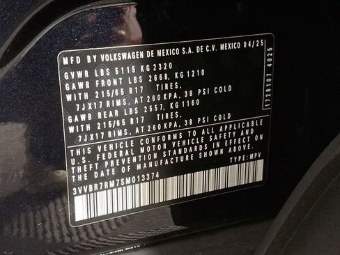 Used 2025 Volkswagen Tiguan S AWD/4WD image 24