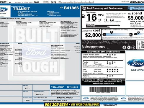 Used 2016 Ford Transit 150 XL RWD image 36