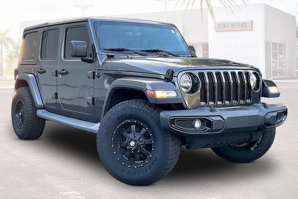 Used 2019 Jeep Wrangler Unlimited Sahara AWD/4WD image 1