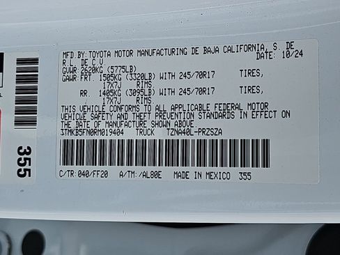 Used 2024 Toyota Tacoma SR5 RWD image 38