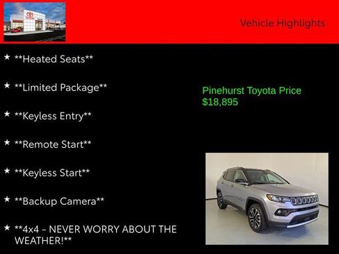 Used 2022 Jeep Compass Limited image 13