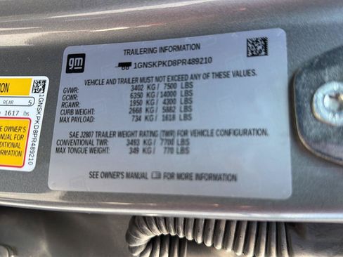 Used 2023 Chevrolet Tahoe Z71 w/ Luxury Package AWD/4WD image 47