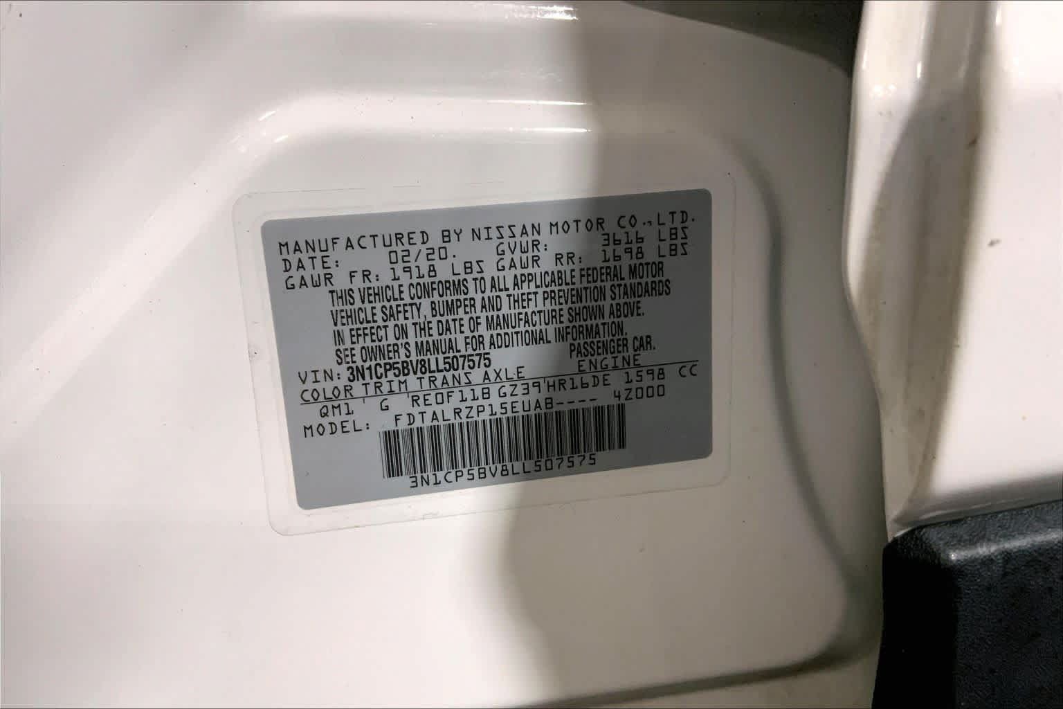 Used 2020 Nissan Kicks S FWD image 37