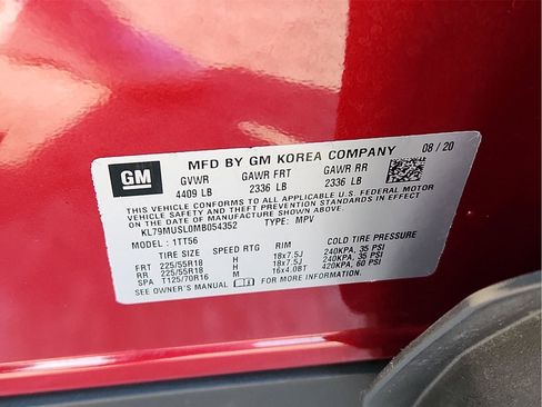 Used 2021 Chevrolet TrailBlazer RS w/ Technology Package image 26