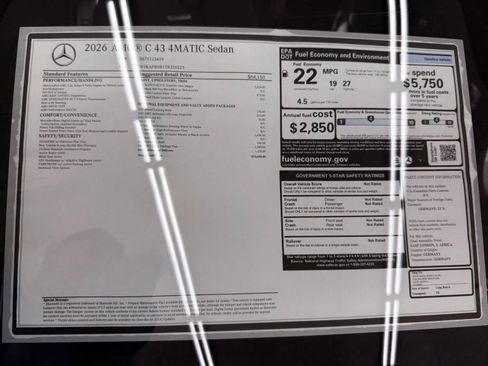 New 2026 Mercedes-Benz C 43 AMG 4MATIC Sedan image 33