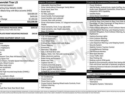Used 2025 Chevrolet Trax LS w/ Driver Confidence Package image 21