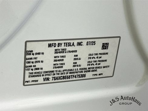 Used 2026 Tesla Model X Plaid AWD/4WD image 42