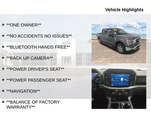 Used 2023 Ford F150 XLT w/ Equipment Group 302A High AWD/4WD image 6