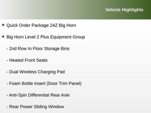 Used 2025 RAM 2500 Big Horn image 8