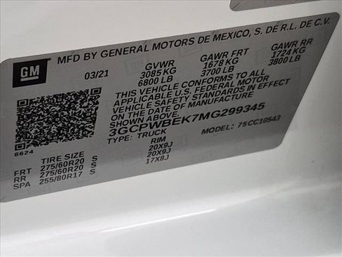 Used 2021 Chevrolet Silverado 1500 Custom w/ Safety Confidence Package RWD image 23