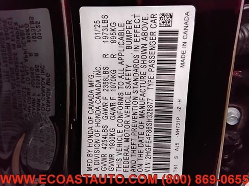 Used 2025 Honda Civic FWD Hybrid Sedan image 19