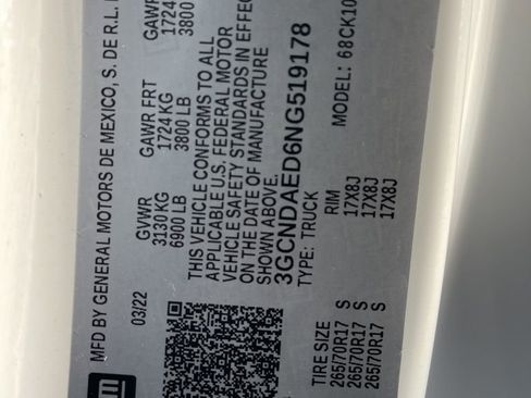 Used 2022 Chevrolet Silverado 1500 W/T w/ WT Value Package image 27