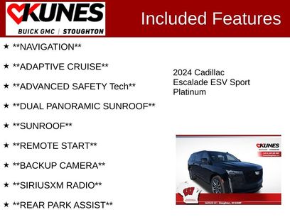 Used 2024 Cadillac Escalade ESV Sport Platinum