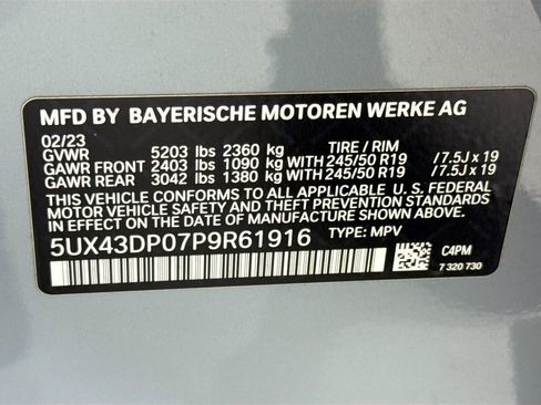 Certified 2023 BMW X3 sDrive30i w/ M Sport Package image 34