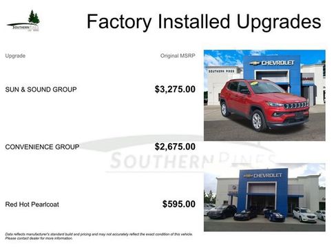 Used 2025 Jeep Compass Latitude w/ Sun & Sound Group AWD/4WD image 8