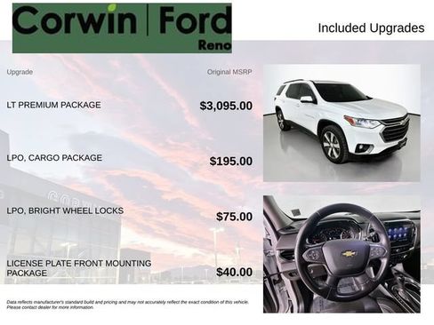 Used 2020 Chevrolet Traverse LT w/ LT Premium Package FWD image 3