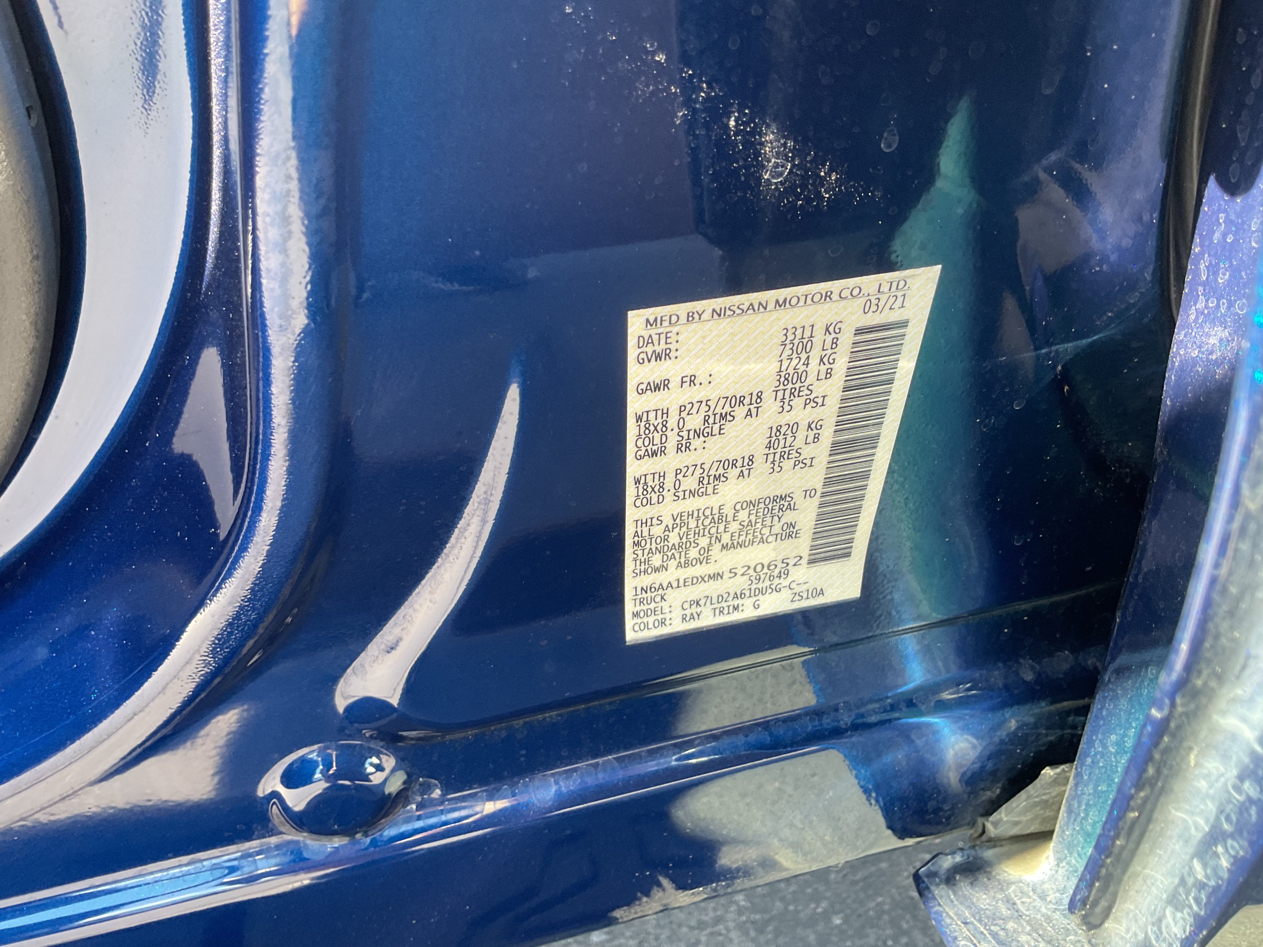 Used 2021 Nissan Titan PRO-4X w/ Pro-4x Convenience Package AWD/4WD image 17