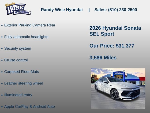 New 2026 Hyundai Sonata SEL AWD/4WD image 10