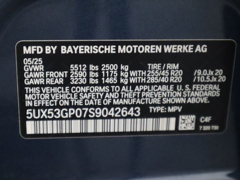 Certified 2025 BMW X3 xDrive30i w/ Convenience Package image 35
