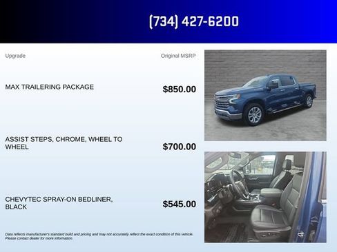 Used 2024 Chevrolet Silverado 1500 LTZ w/ Max Trailering Package AWD/4WD image 5