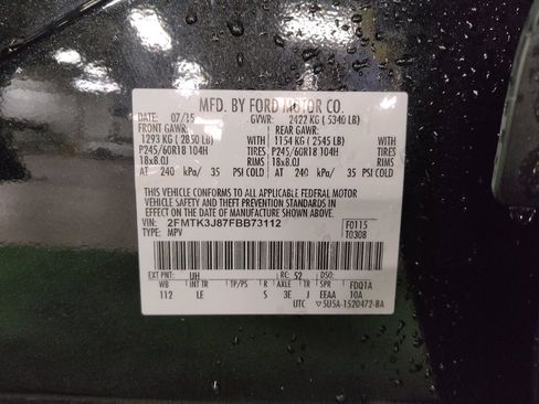 Used 2015 Ford Edge SEL w/ Equipment Group 201A image 33